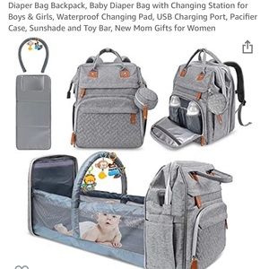 Diaper baby backpack